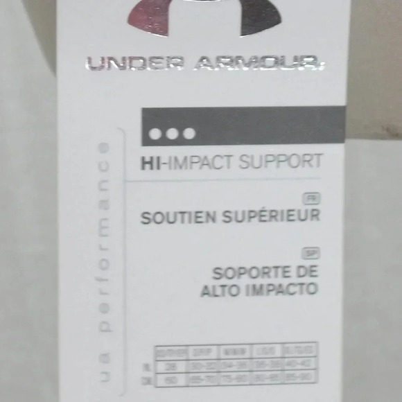 38A BRAND NEW Under Armour Protegee Zip-Front WireFree Sport Bra NWT - Picture 10 of 16